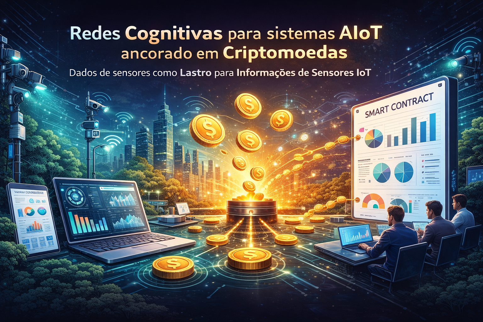 Redes Cognitivas para Sistemas AIoT ancorado em Criptomoedas